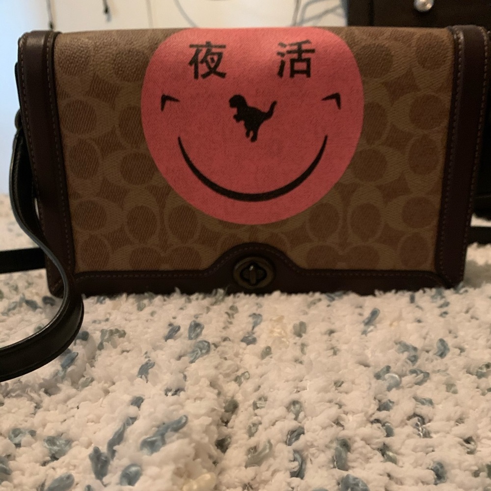 Coach Riley In Signature Canvas With Rexy By Yeti